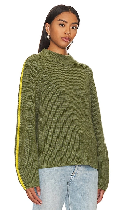 Shop Velvet By Graham & Spencer Teagan Sweater In Elm & Sunflower