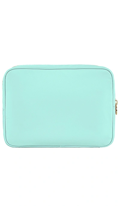 Shop Stoney Clover Lane Clear Front Large Pouch In Cotton Candy