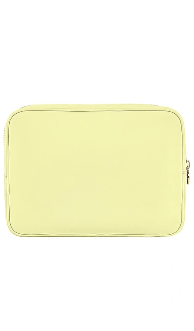 Stoney Clover Lane Clear Front Large Pouch In Banana
