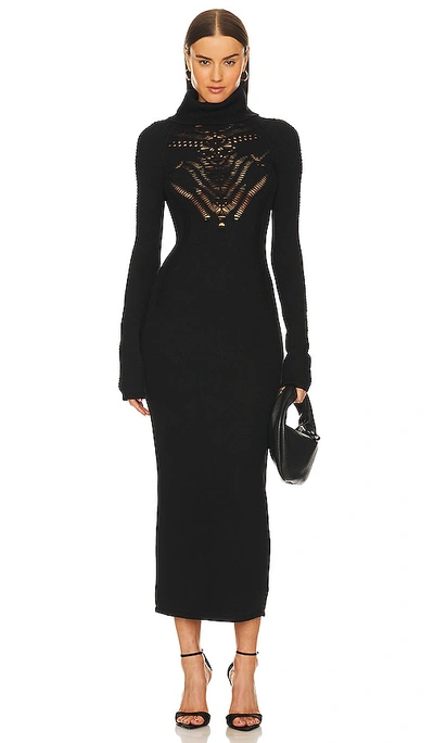 Shop Michael Costello X Revolve Ida Knit Dress In Black