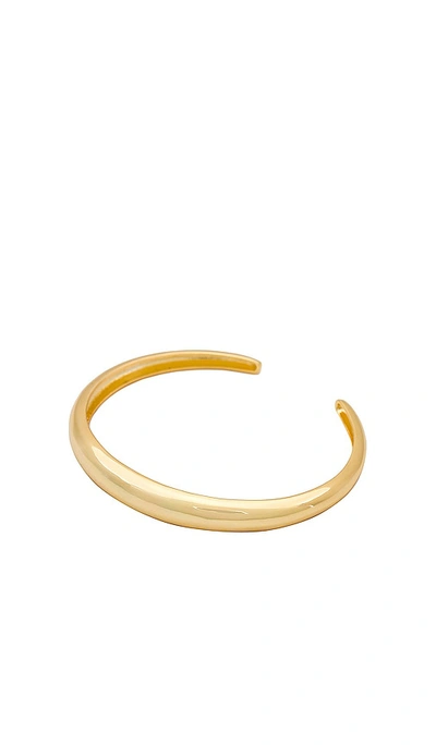 Shop Shashi Dominique Cuff Bracelet In Gold