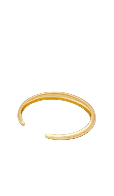 Shop Shashi Dominique Cuff Bracelet In Gold
