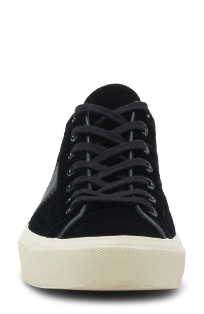 Shop Tom Ford Cambridge Low Top Sneaker In Black/ Cream