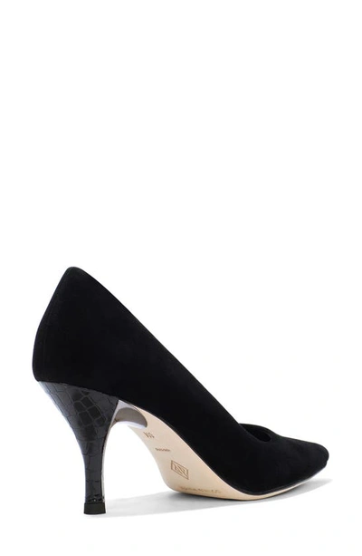 Shop Donald Pliner Elexa Pointed Toe Pump In Black