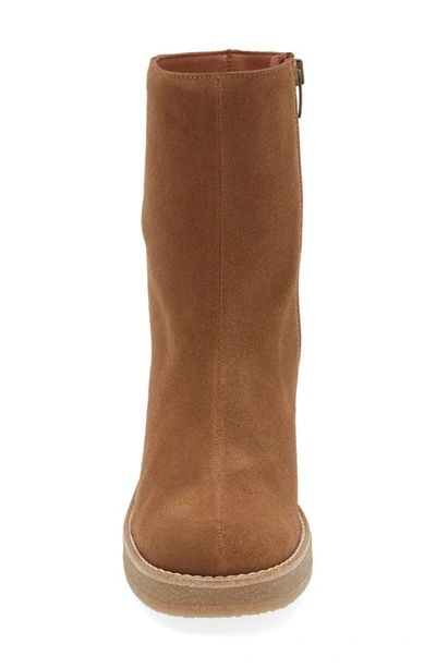 Toni Pons Piani Block Heel Bootie In Tobacco