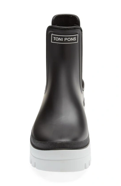 Shop Toni Pons Covent Waterproof Lug Sole Boot In Black/ Ice Gel