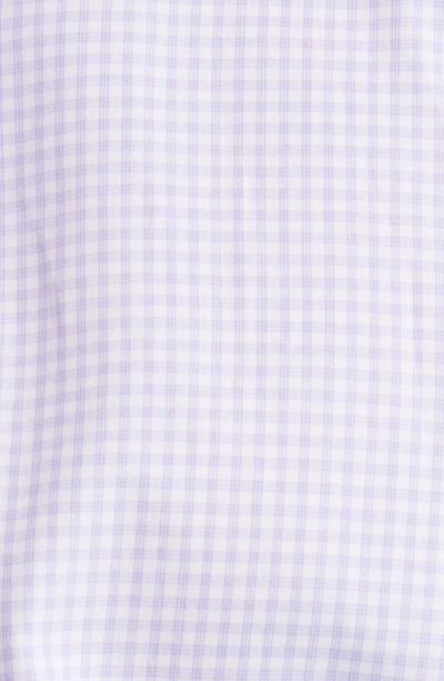 Shop Peter Millar Crown Crafted Francis Gingham Plaid Cotton Button-up Shirt In Wisteria