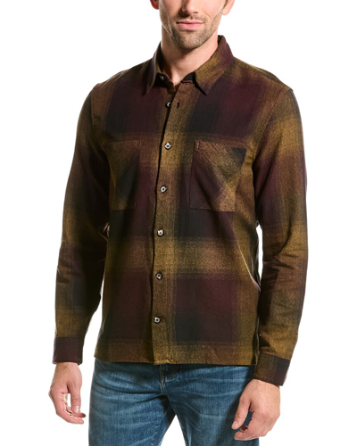Shop John Varvatos Cole Regular Fit Shirt In Purple