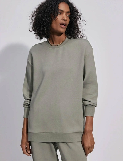 Shop Varley Charter Sweat 2.0 In Green
