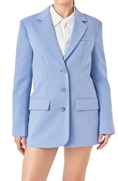 Endless Rose Blazer In Clean Blue