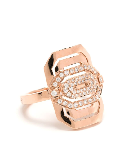 Statement Paris 18k Rose Gold Mini My Way Diamond Ring In Gold