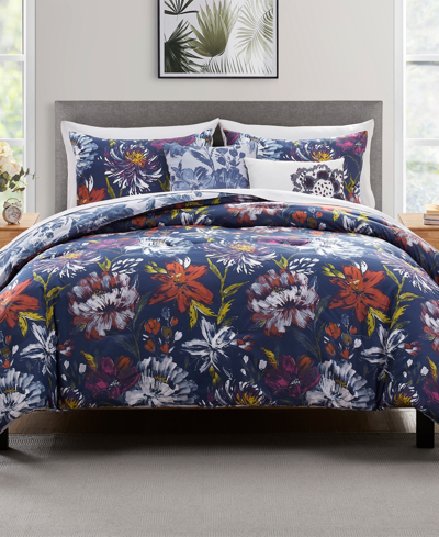 Shop Vcny Home Danny Reversible Floral 5 Piece Quilt Set, King In Multi