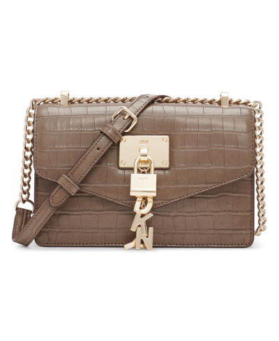 DKNY Elissa Small Leather Flap Shoulder Bag