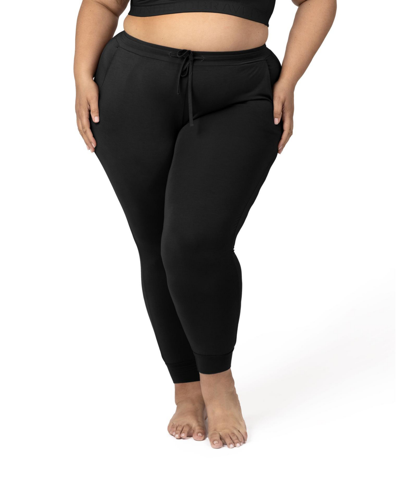 Shop Kindred Bravely Plus Size Everyday Postpartum Lounge Joggers In Black