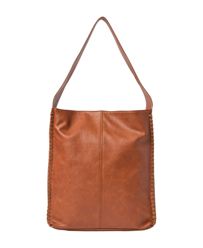 Shop Urban Originals Knowing Faux Leather Hobo Bag In Tan