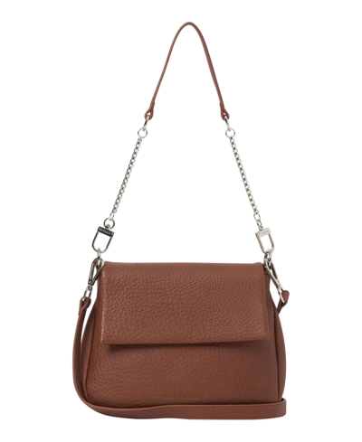 Urban Originals Wish List Vegan Leather Crossbody Bag In Brown
