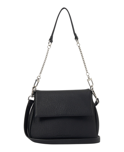 Shop Urban Originals Wish List Faux Leather Crossbody Bag In Black