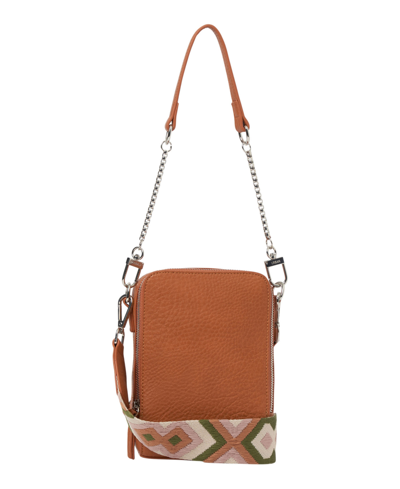 Shop Urban Originals Mirror Mirror Faux Leather Mini Bag In Tan