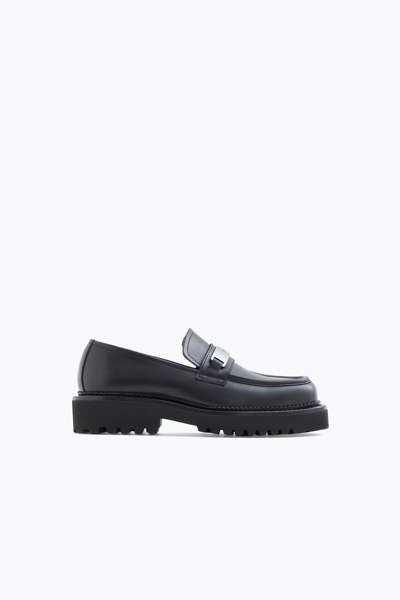 Shop Filippa K Square Toe Loafers In Black