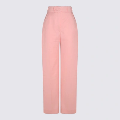 Shop Casablanca Pink Virgin Wool Pants