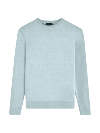 Shop Bugatchi Men's Crewneck Long-sleeve Sweater In Jade