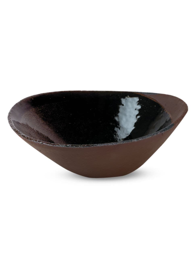 Shop Jars Wabi Mini Oval Bowl In Noir