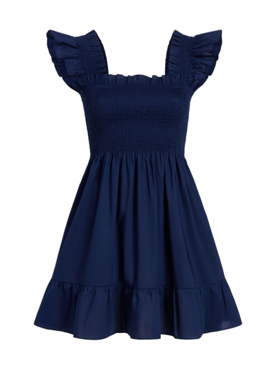 Hill House Home The Maternity Ellie Nap Dress Navy Cotton