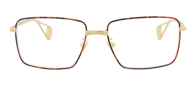 Shop Gucci Gg0439o 004 Square Eyeglasses Mx In Clear