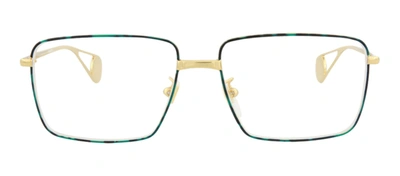 Shop Gucci Gg0439o 007 Square Eyeglasses Mx In Clear