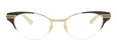 Shop Gucci Gg0523o 001 Cat Eye Eyeglasses Mx In Clear