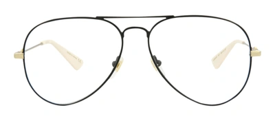 Shop Gucci Gg0515o 001 Aviator Eyeglasses Mx In Clear