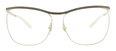 Shop Gucci Gg0822o 003 Cat Eye Eyeglasses Mx In Clear