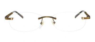 Shop Gucci Gg0857oj 002 Oval Eyeglasses Mx In Clear