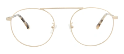 Shop Mcq By Alexander Mcqueen Mq0150oa 003 Round Eyeglasses Mx In Clear