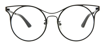 Shop Mcq By Alexander Mcqueen Mq0174oa 001 Cat Eye Eyeglasses Mx In Clear