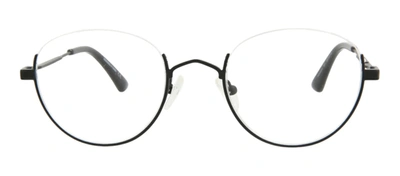 Shop Mcq By Alexander Mcqueen Mq0205o 001 Round Eyeglasses Mx In Clear