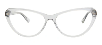 Shop Mcq By Alexander Mcqueen Mq0237o 004 Cat Eye Eyeglasses Mx In Clear
