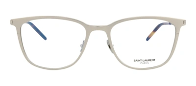 Shop Saint Laurent Sl266 002 Square Eyeglasses Mx In Clear