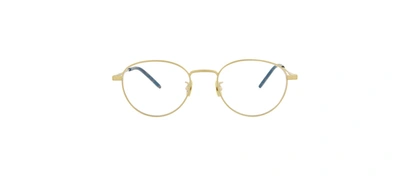 Shop Saint Laurent Sl324t 003 Round Eyeglasses Mx In Clear