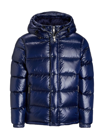 Shop Ralph Lauren Men's Rover Hooded Down Puffer Jacket In Navy