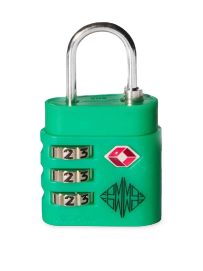 Shop Fpm Men's Bank S Suitcase Padlock In Screaming Green