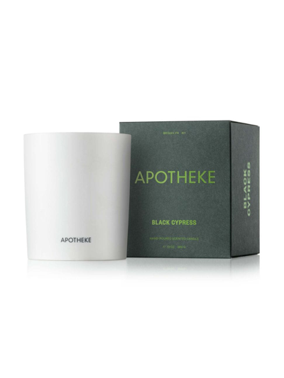 Shop Apotheke Black Cypress Ceramic Scented Candle