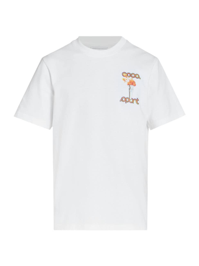 Shop Casablanca Men's For The Peace La Flamme Du Sport Printed T-shirt