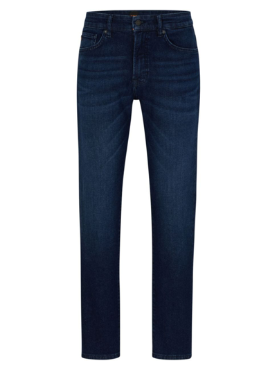 Hugo Boss Regular fit Jeans In Dark blue Comfort stretch Denim In