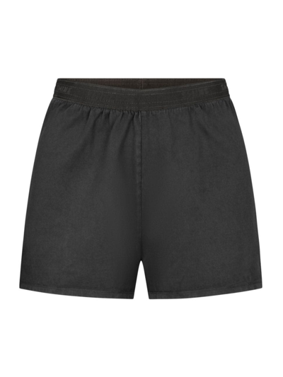 Shop Skims Women's Outdoor Jersey Short In Washed Onyx