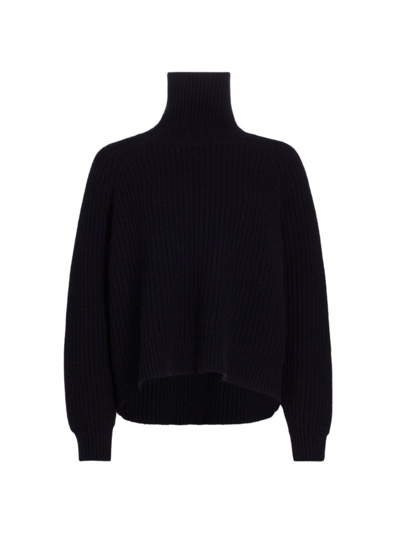 Shop Nili Lotan Women's Amaya Cashmere Turtleneck Sweater In Dark Navy