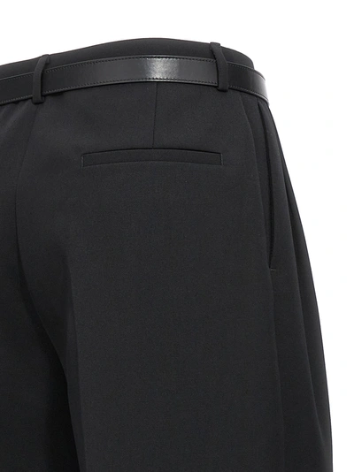 Shop Jil Sander Wool  Pences Pants Black
