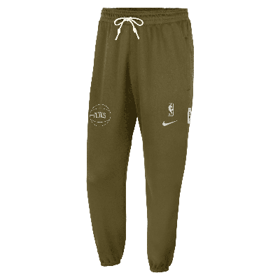 Shop Nike Boston Celtics Standard Issue  Men's Dri-fit Nba Pants In Brown
