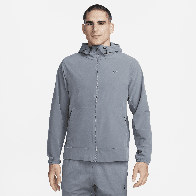 Shop Nike Men's Unlimited Water-repellent Hooded Versatile Jacket In Grey