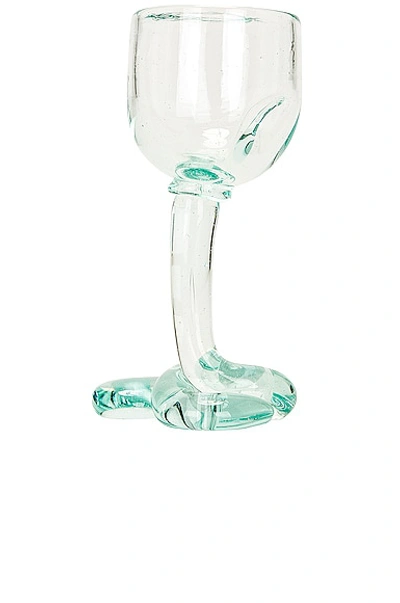 Shop Completedworks Recycled Glass Wine Glass In Clear